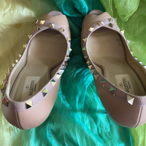 Valentino nude peep toe platform pump heel 39 - Picture 3 of 8